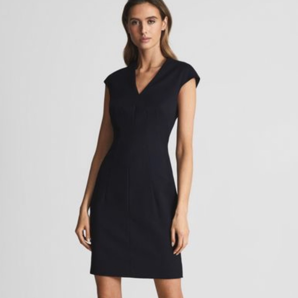 NWT Reiss Hayes Navy Dress Size UK10/US6